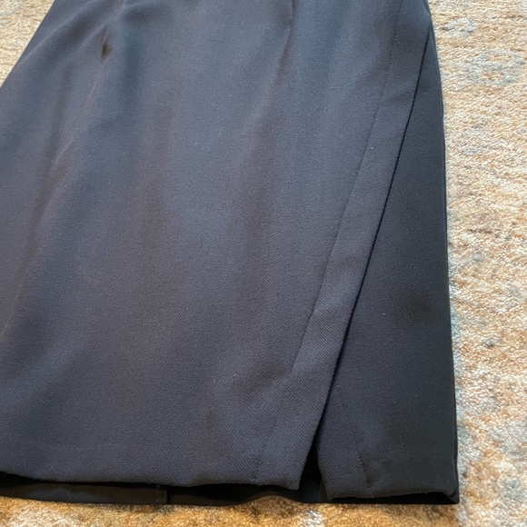 Talbots Black & White Polka Dot Dress Sz 12P - Picture 13 of 14